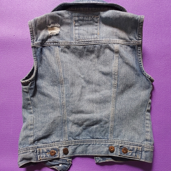 Mudd Jean vest Xs - Picture 2 of 5